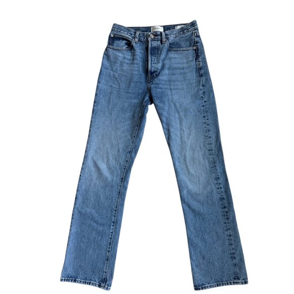 Frame Denim Vertical Straight Leg Jeans in Laurence Size 26 - Picture 2 of 11